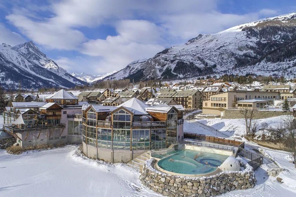 Les Suites Du Monetier, Alliant Le Charme Et L'Authenticite D'Un Chalet De Prestige Au Coeur Du Village Le Monêtier-les-Bains Esterno foto